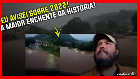 EU AVISEI SOBRE 2022!! A MAIOR ENCHENTE DA HISTÓRIA (BARRAGEM, REPRESA - SABARÁ - BELO HORIZONTE)