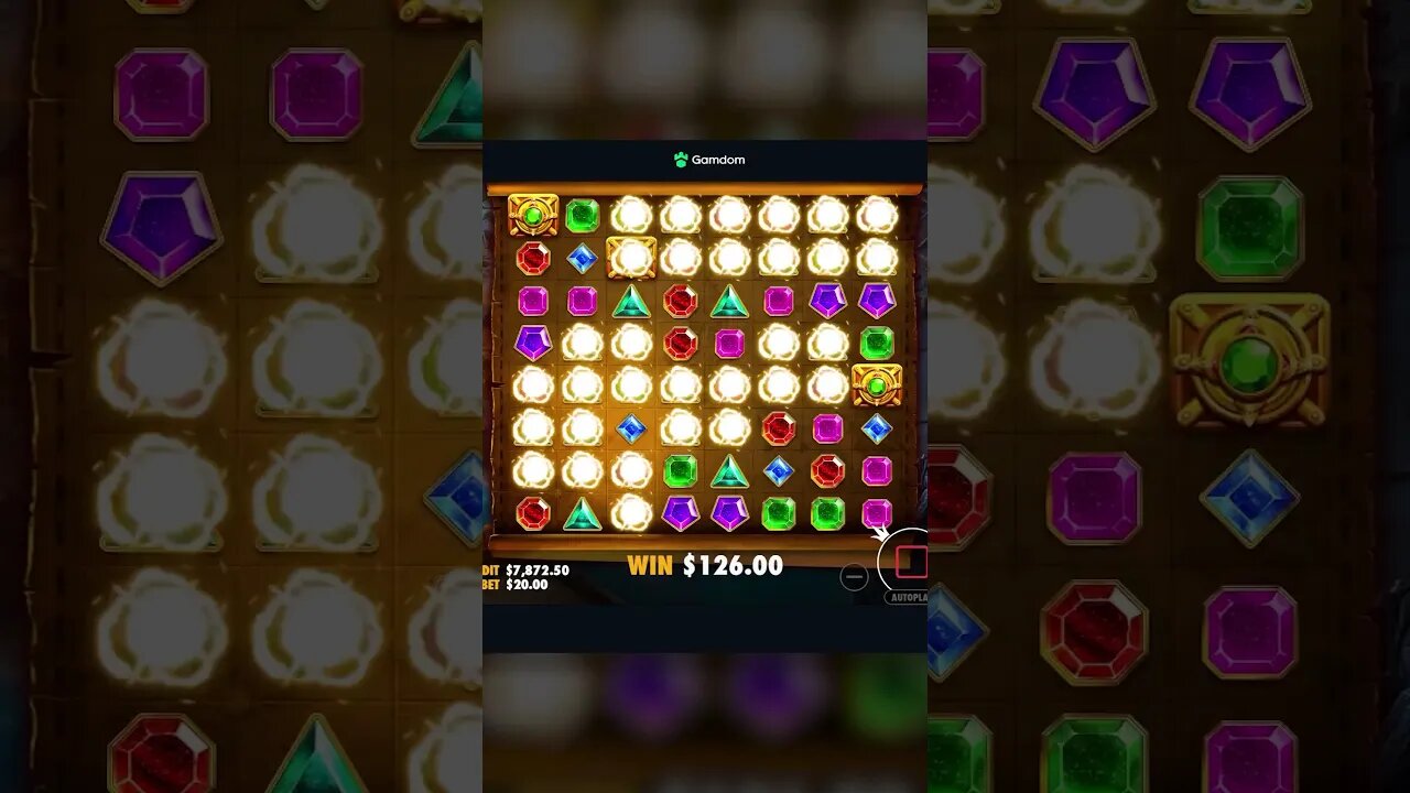 MASSIVE SQUARES HIT ON GEMS BONANZA!