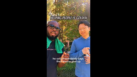 Helping People Is Golden #dayodman #great #gold #eeyayyahh #motivation