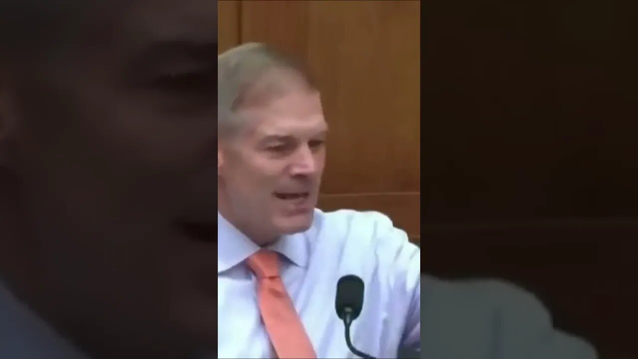 Jim Jordan Accuses FBI Of Political Bias #shorts