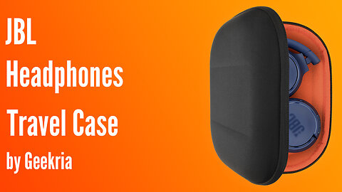 JBL On-Ear Headphones Travel Case, Hard Shell Headset Carrying Case | Geekria