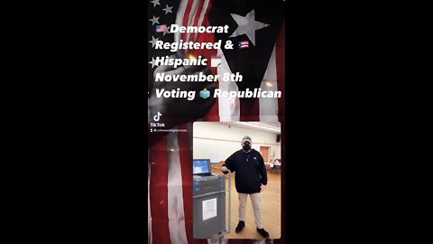 Democrat Registered & 🇵🇷 Hispanic 🗓November 8th Voting 🗳 Republican