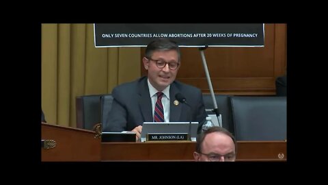 Congressman Mike Johnson questions abortion advocates during a House Judiciary Committee hearing