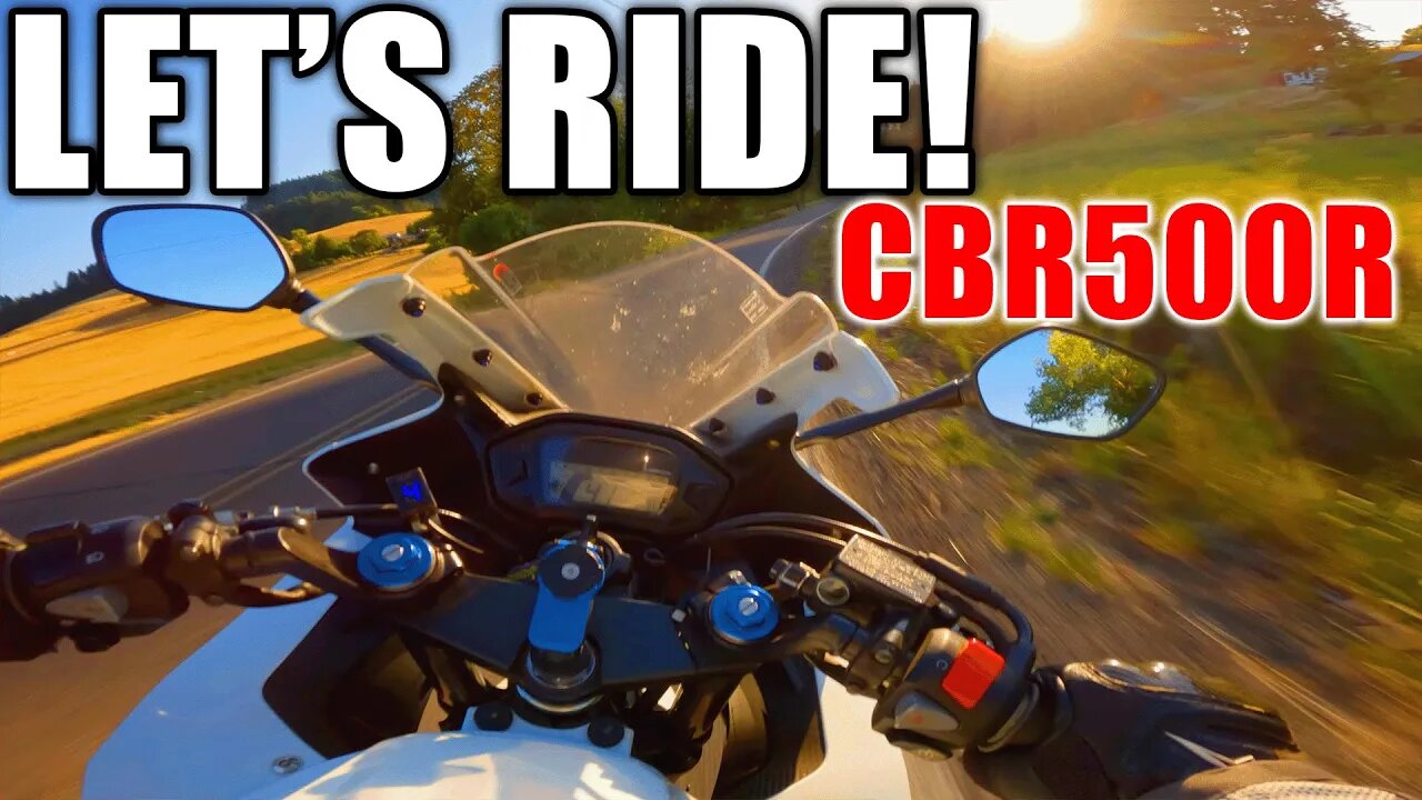 Honda CBR500R 4K Riding Footage + Yoshimura R-77 Exhaust Tone