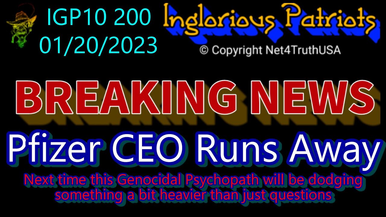 IGP10 200 - Pfizer CEO Gets Confronted Runs Away