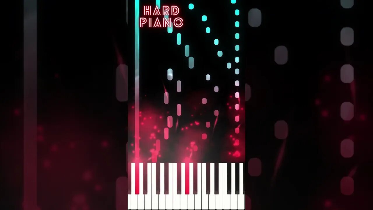 Hard Piano Tutorial #shorts