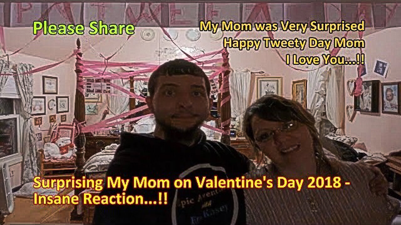 Surprising My Mom on Valentine's Day 2018 - Insane Reaction...!!