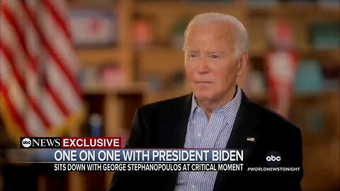 First interview following the debate, Biden admits he can't recall whether he rewatched the debate