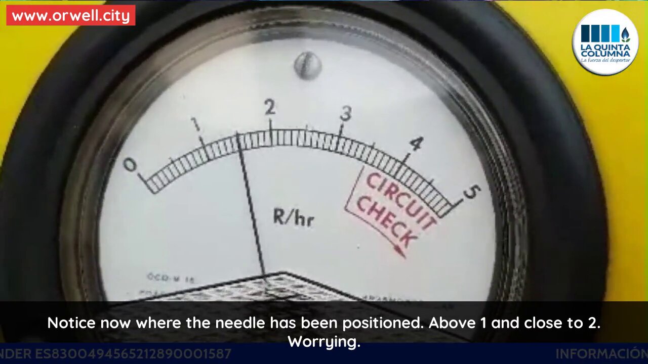 La Quinta Columna shares new videos of ionizing radiation measurements with Geiger counters