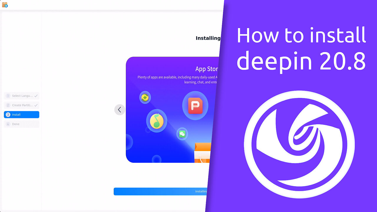 How to install deepin 20.8