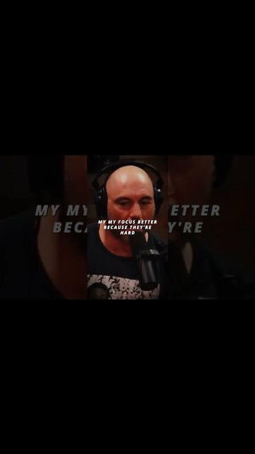 Doing Things That Are Hard Will Improve Other Aspects of Life Joe Rogan Motivational Speech #shorts