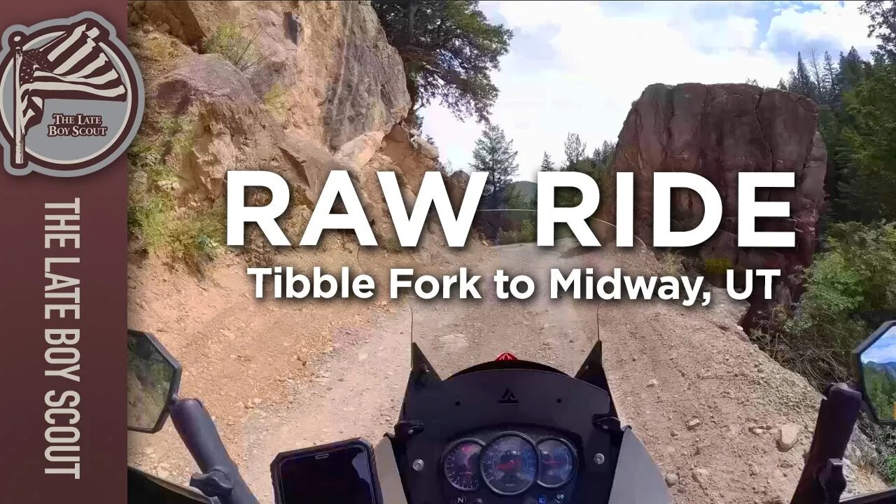 Raw Ride: Tibble Fork to Midway, UT on a KLR-685