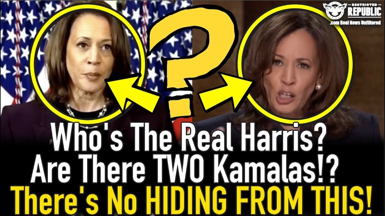 Who'S The Real Harris? Are There Two Kamalas - There'S No Hiding From This - Nov 4