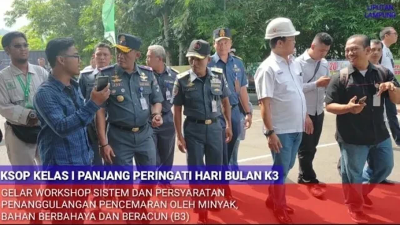 KSOP KELAS I PELABUHAN PANJANG GELAR WORKSHOP PENANGGULANGAN PENCEMARAN OLEH MINYAK & KIMIA BERACUN