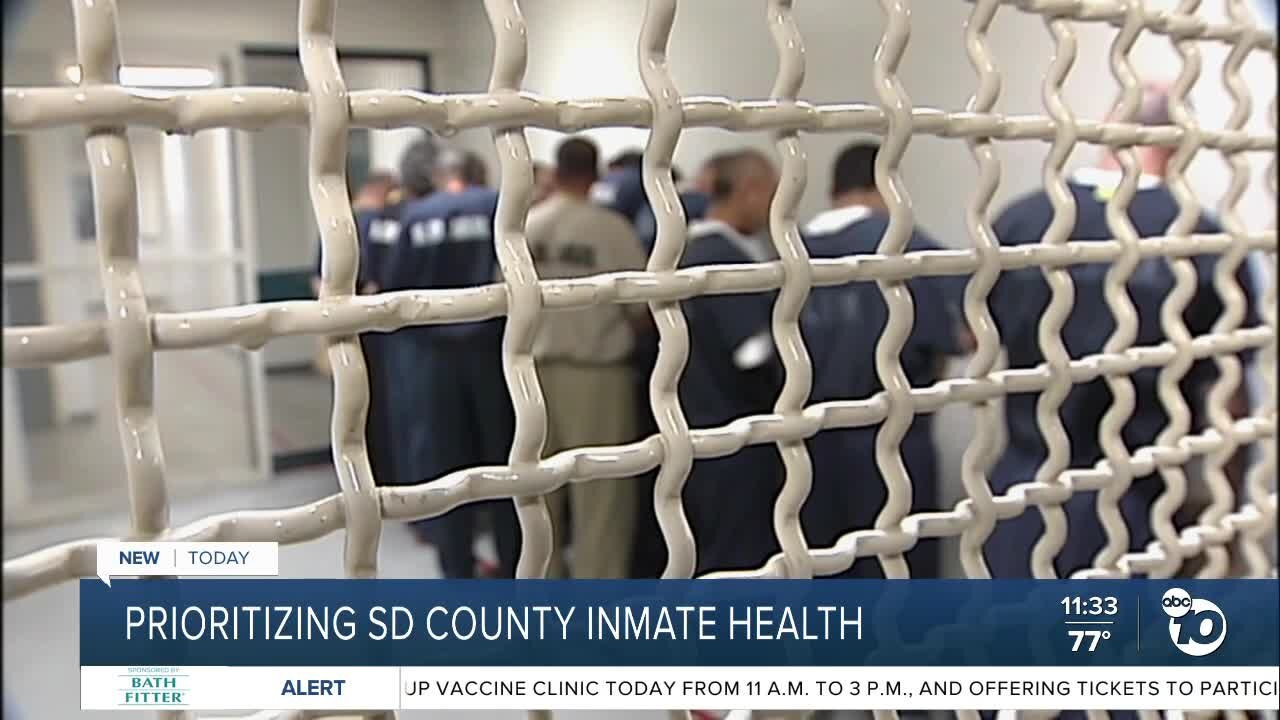 County prioritizing health of inmates