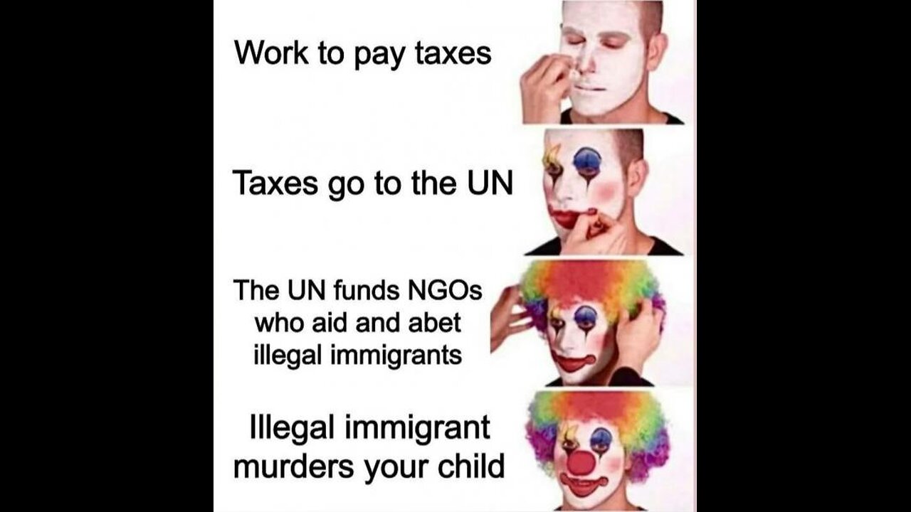 Trump video wants to close border for illegals vs liberal democrat cult chuck schumer open border