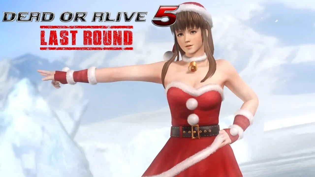 Dead or Alive 5: Last Round (PS4) - Arcade Gameplay (Hitomi in Christmas Outfit)