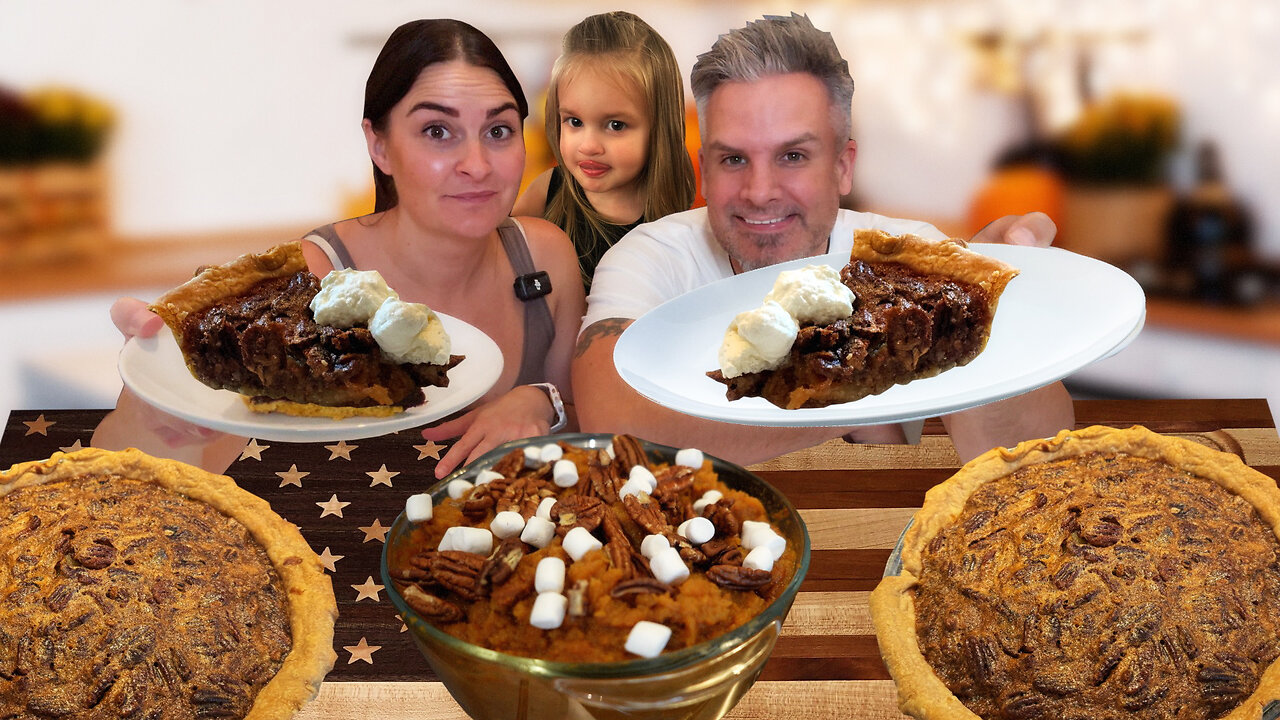 Brits Make Sweet Potato Casserole & Pecan Pie for Thanksgiving! #thanksgivingdesserts