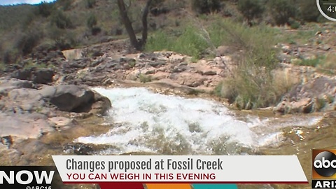 Changes considered at Fossil Creek