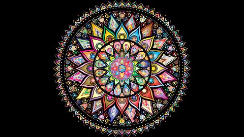 Mandala Art Colouring