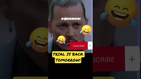 TRIAL IS BACK TOMORROW! #AQUAMAN !!
