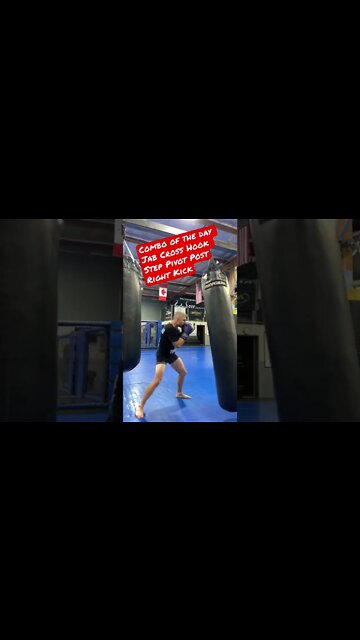 Combo of the day - Step Pivot Post Right Kick