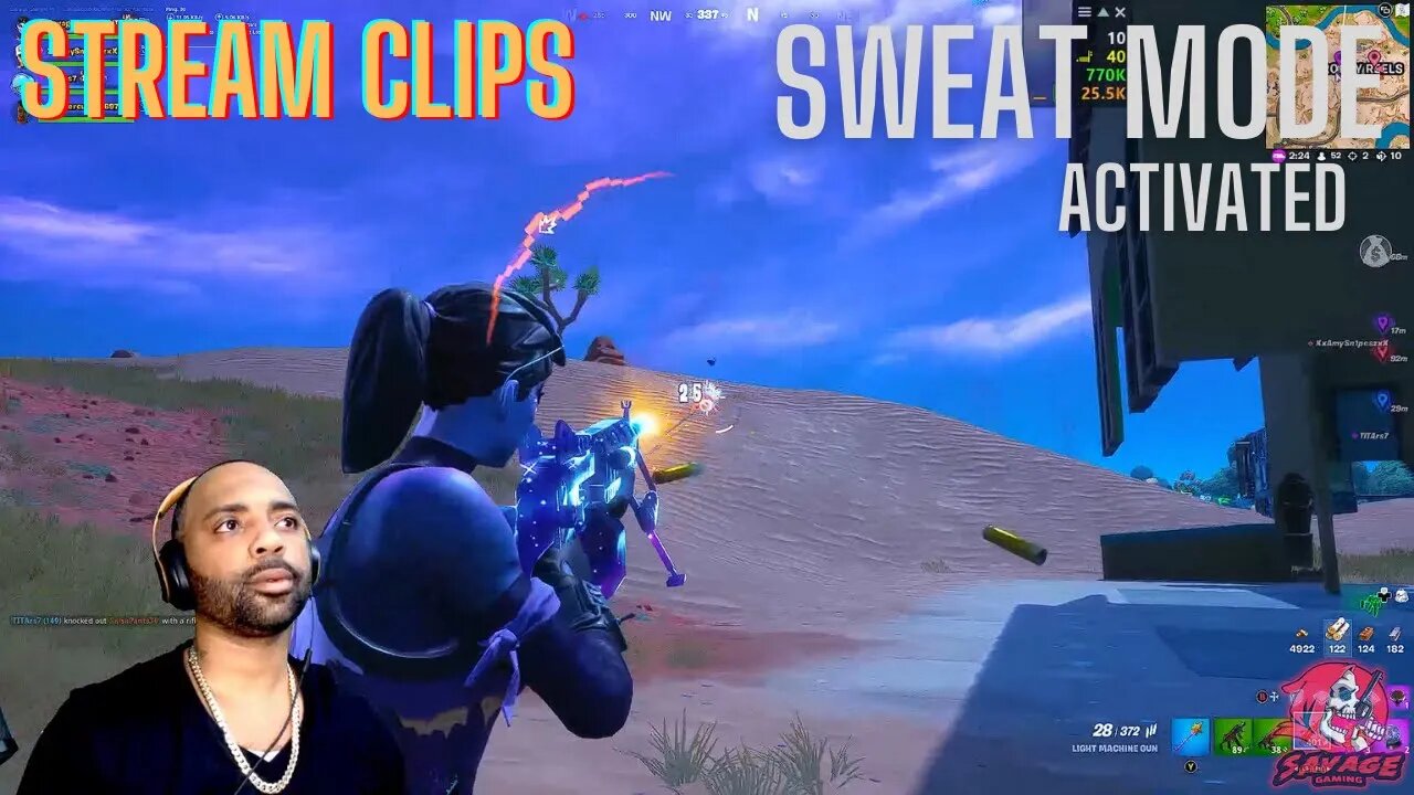 SWEAT MODE ACTIVATED [STREAM CLIPS] Savage Gaming-YT