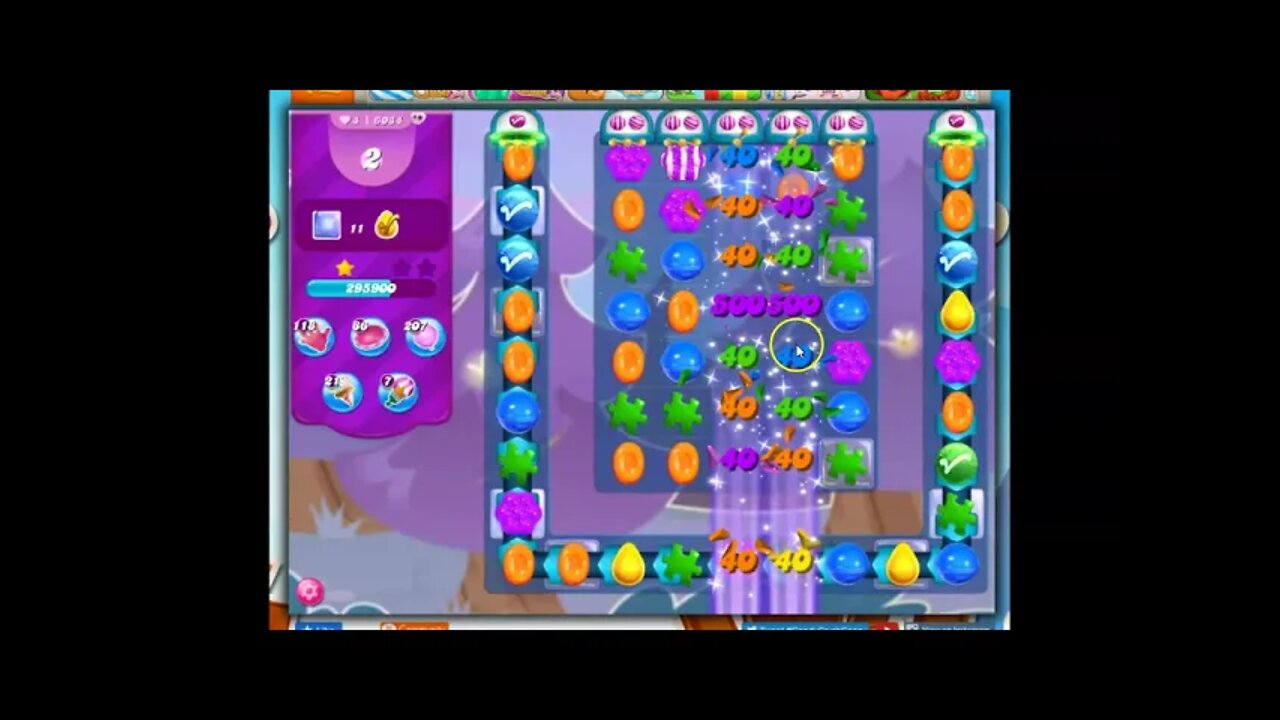 Candy Crush Level 6084 Talkthrough, 30 Moves 0 Boosters