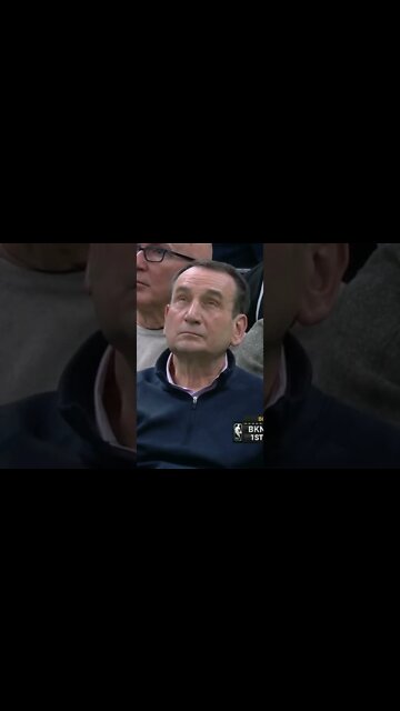 Coach K watching the Nets & Celtics #shorts
