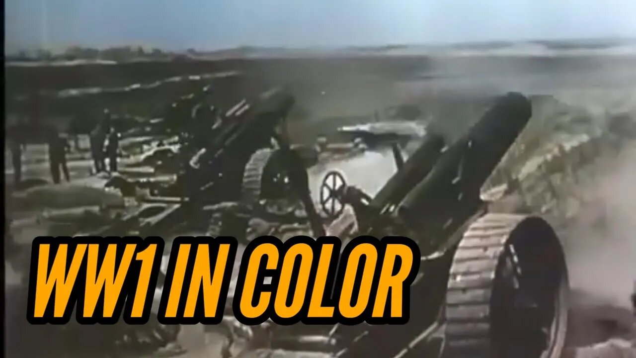 WW1 in Colour Battle of Menin Road Combat Footage [Colorized]