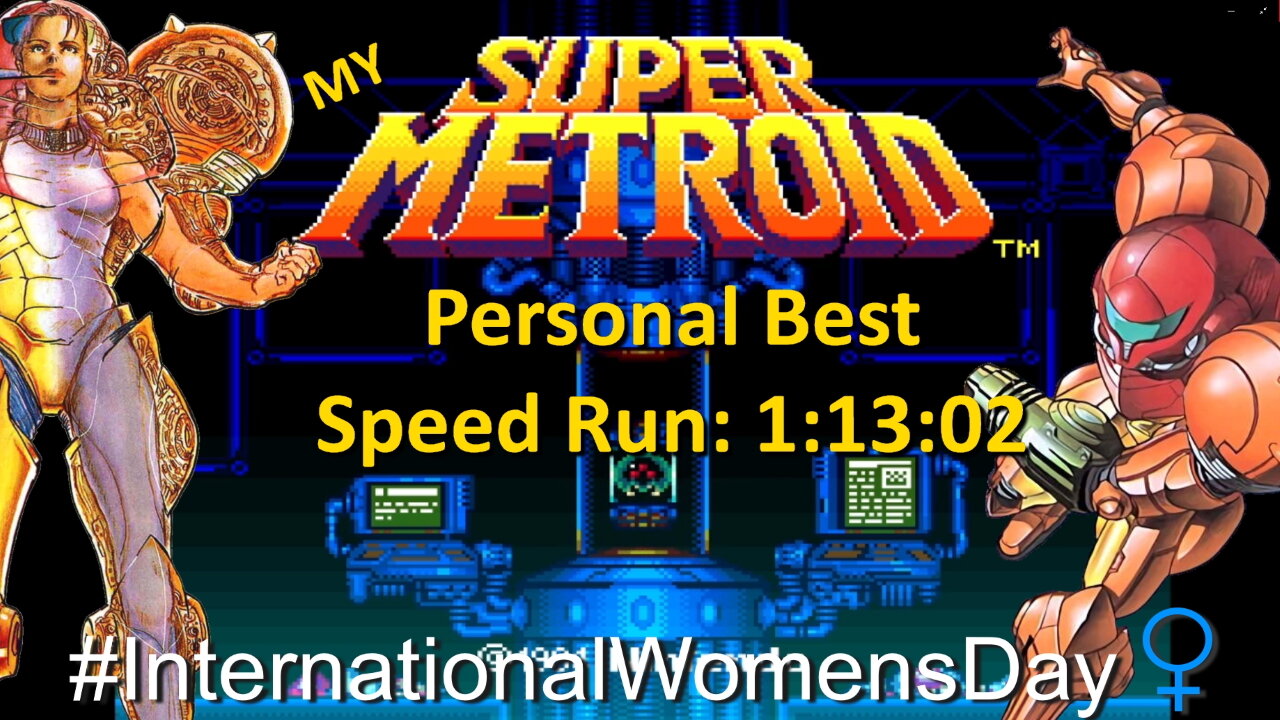 Let's Play: Super Metroid on Switch (SNES games on Nintendo Online) - PB Speed Run Any% 1:13:02