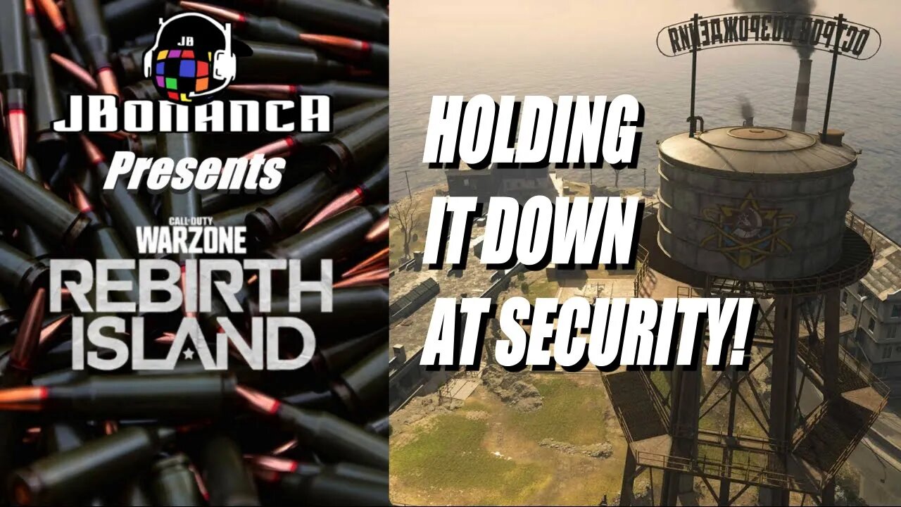 #Warzone - HOLDING IT DOWN AT SECURITY! - Rebirth Island