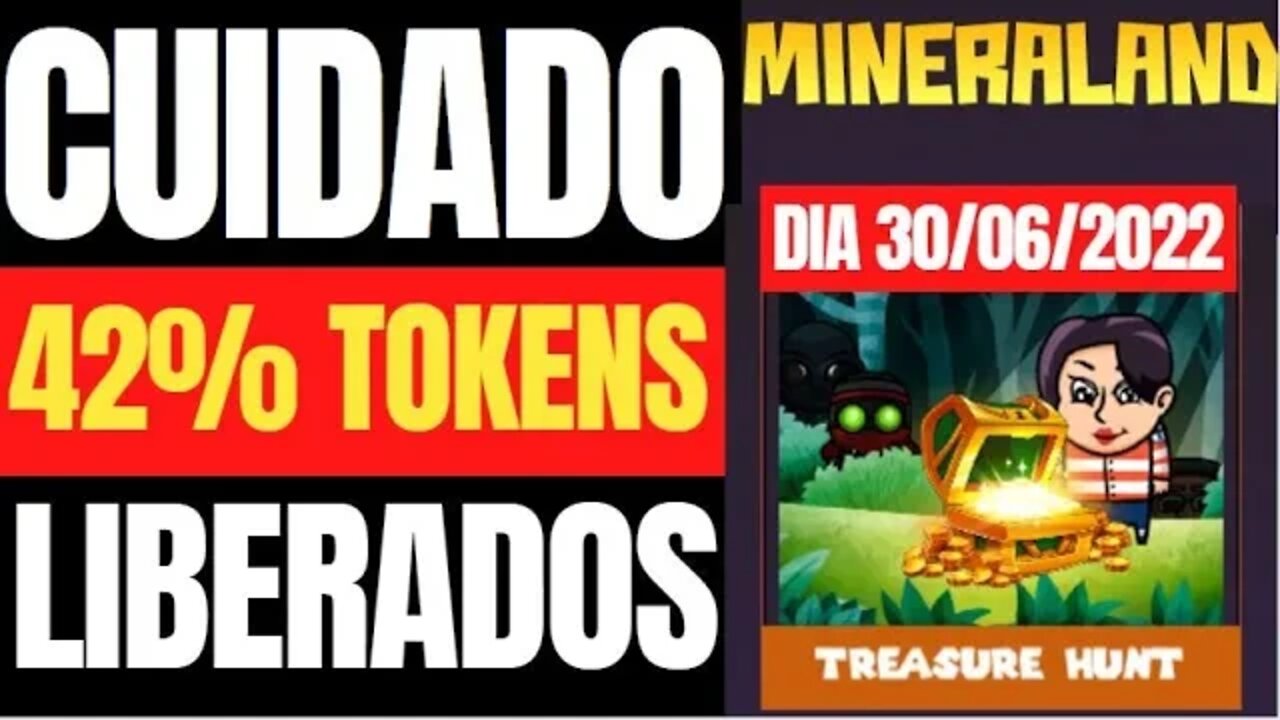 MINERALAND 42% DOS TOKENS MLAND VÃO SER LIBERADOS E AGORA