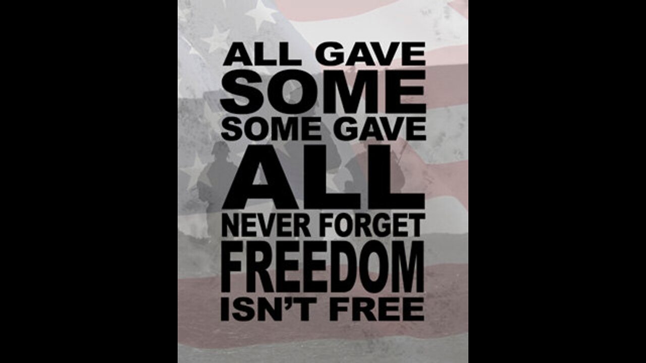 Freedom Isn't Free