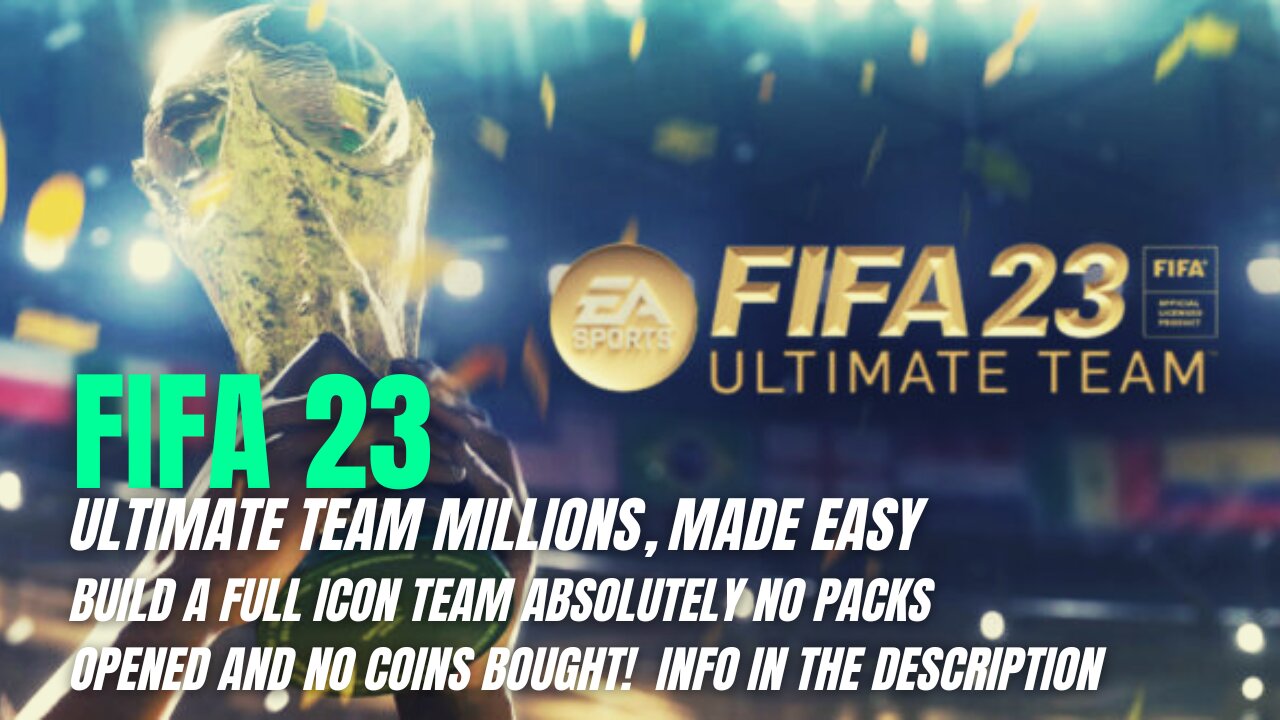 Fifa 23 Ultimate Team | Build A Full Icon Team Without Spending Money