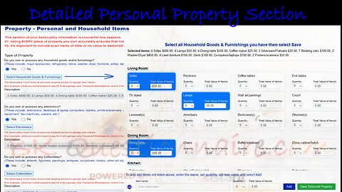 LP Detailed Property Tab