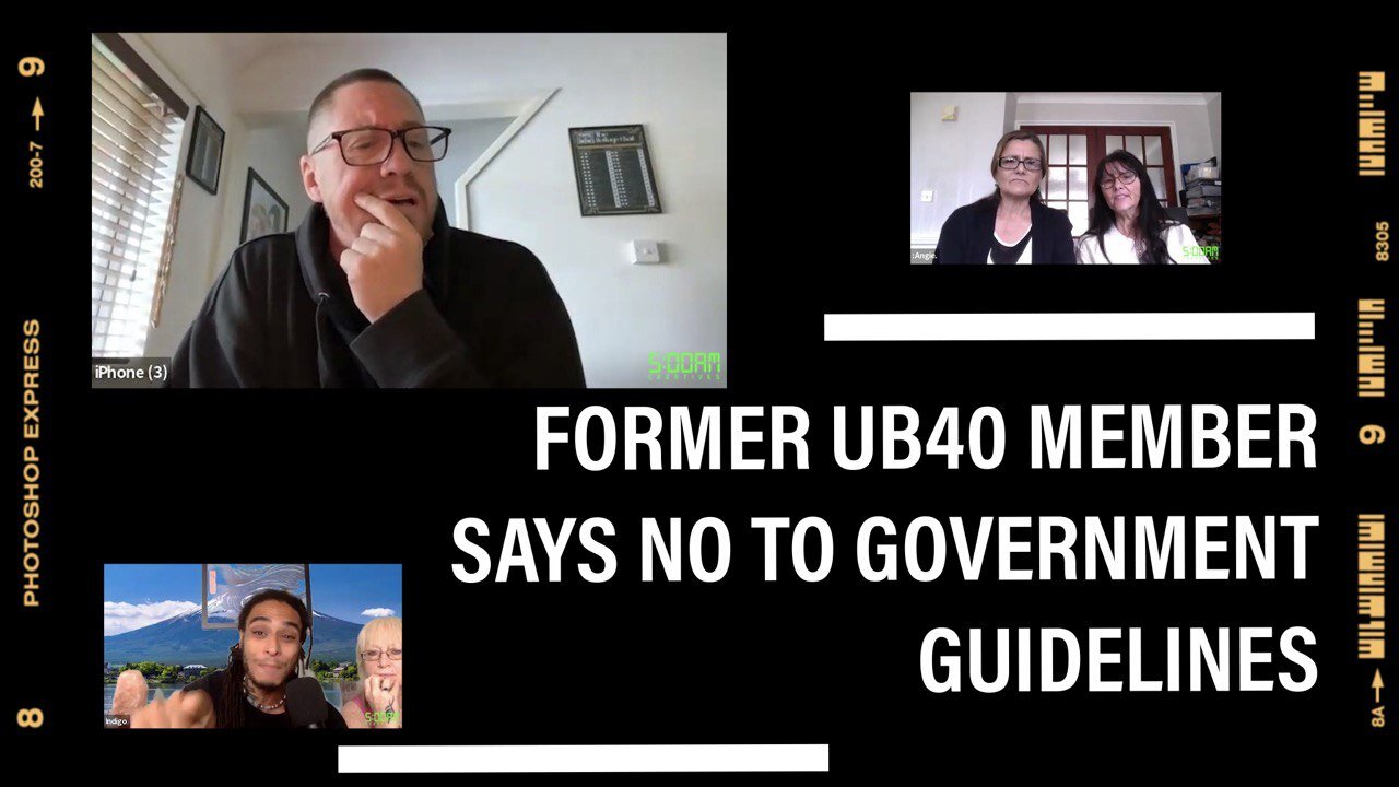 FORMER UB40 MEMBER SAYS NO TO GOVERNMENT GUIDELINES.