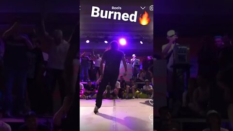 Tricker burns Breaker! #tricking #bboy #parkour #dance #shorts #flips