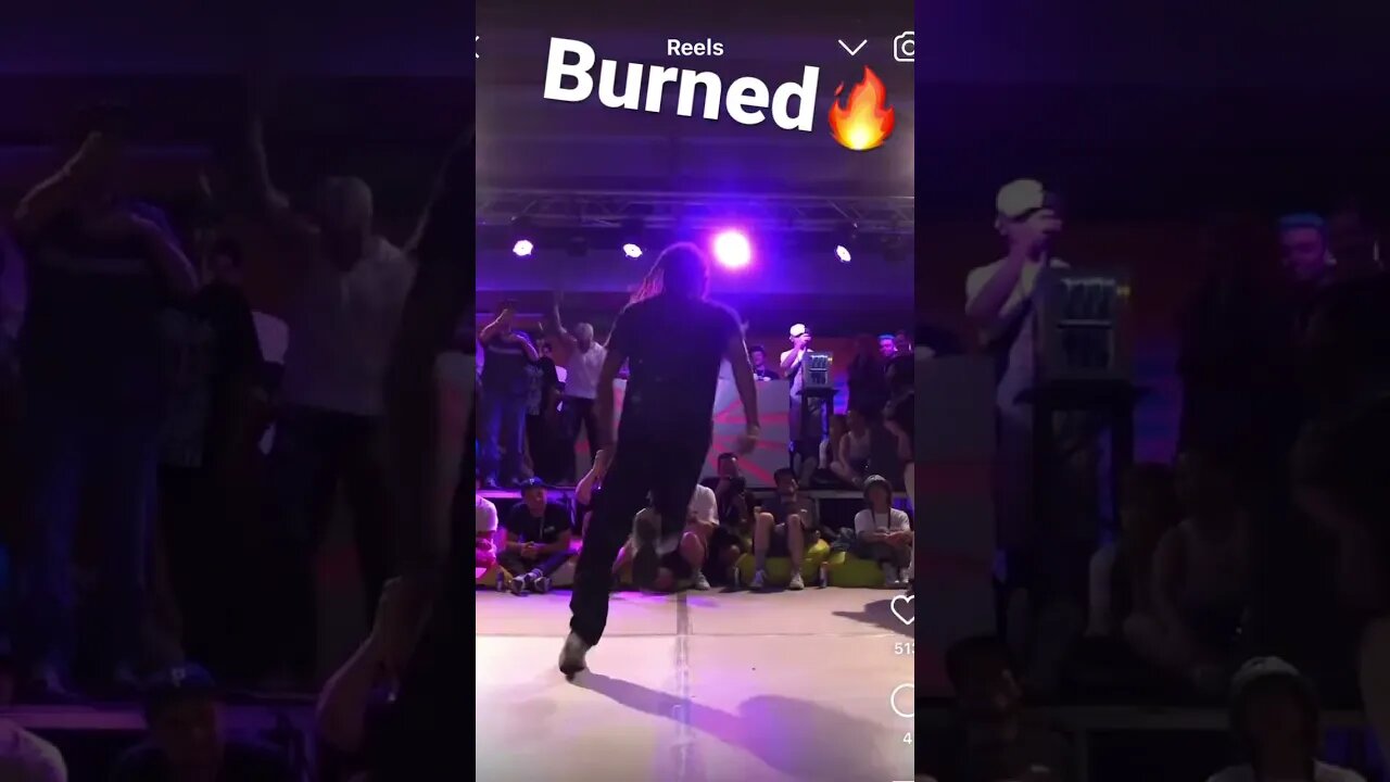 Tricker burns Breaker! #tricking #bboy #parkour #dance #shorts #flips