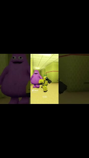 Ultimate Grimace Troll #short #roblox #backrooms