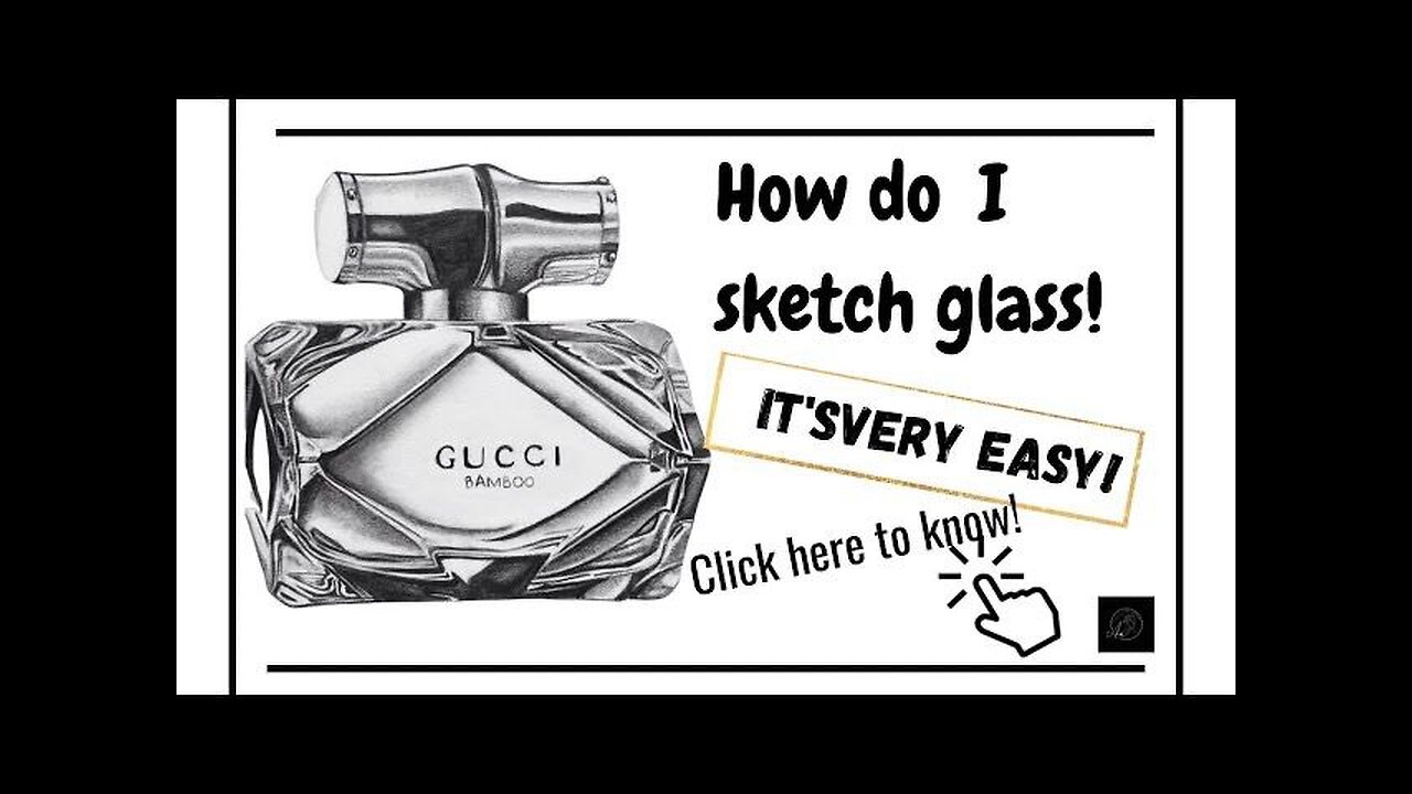 how to draw a glass. Easy way to draw a glass