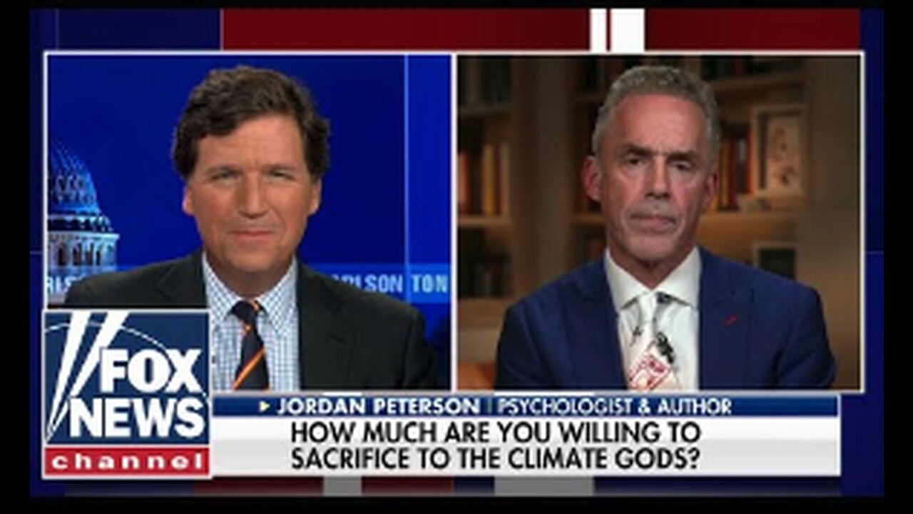 Jordan Peterson On The Tucker Carlson's Show: This is an Appalling Situation and it Will Get Worse