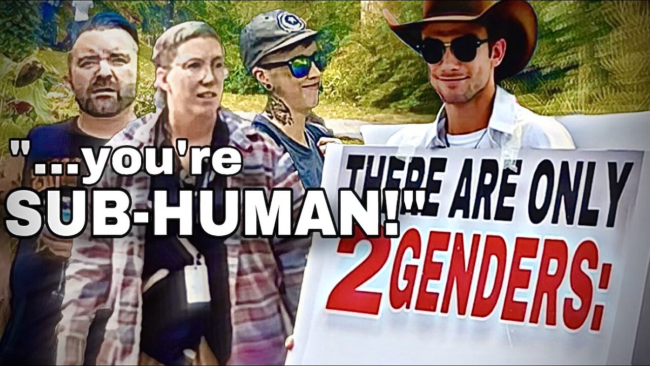 “There Are Only 2 Genders” Street Debate | Aggressive Leftists Humiliated!