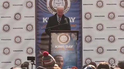 Biden says MLK is one of his two heroes...then tosses MLK to the side