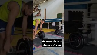 Remada Alta + Power Clean