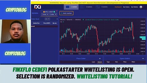 Finxflo CeDEFI Polkastarter Whitelist Is Open. Selection Is Randomized. Will $FXF 10x?