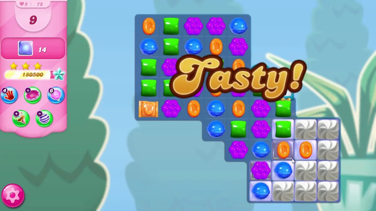 Candy Crush Saga Level 72