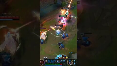 Ty guma- 1v4 Lucian - League of legends #shorts
