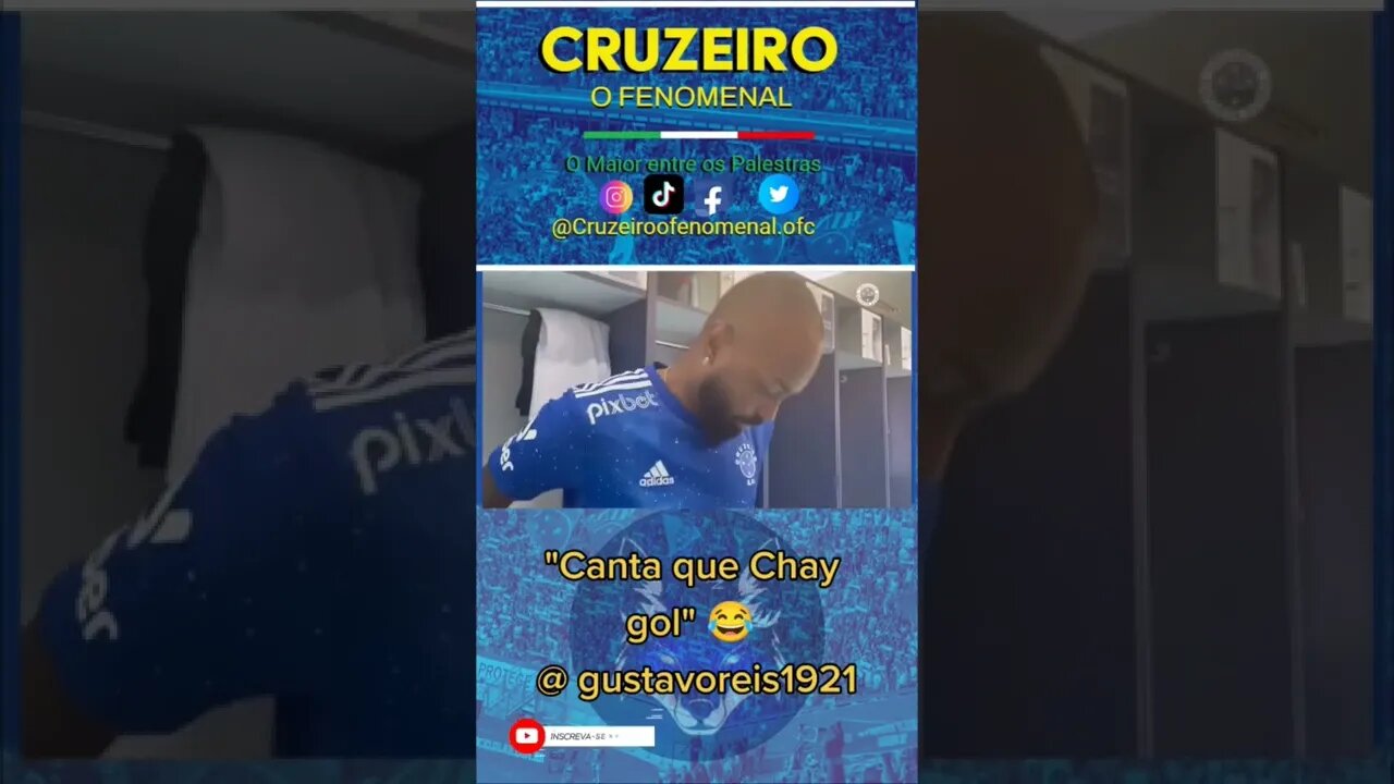 😱🙅🏿🦊O brabo chegou! primeiro contato do Chay com estrutura do #cruzeiro