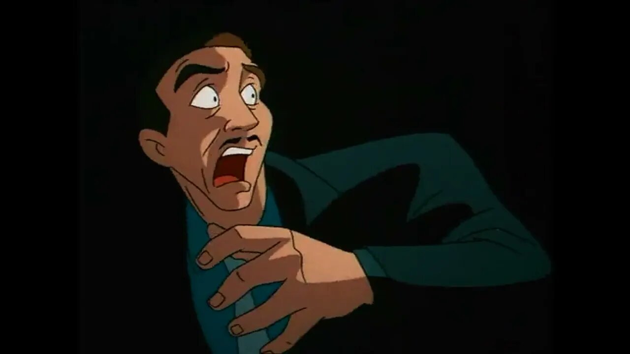 The only reasonable reaction when you see Batman climb into your window | Batman The Animated Series